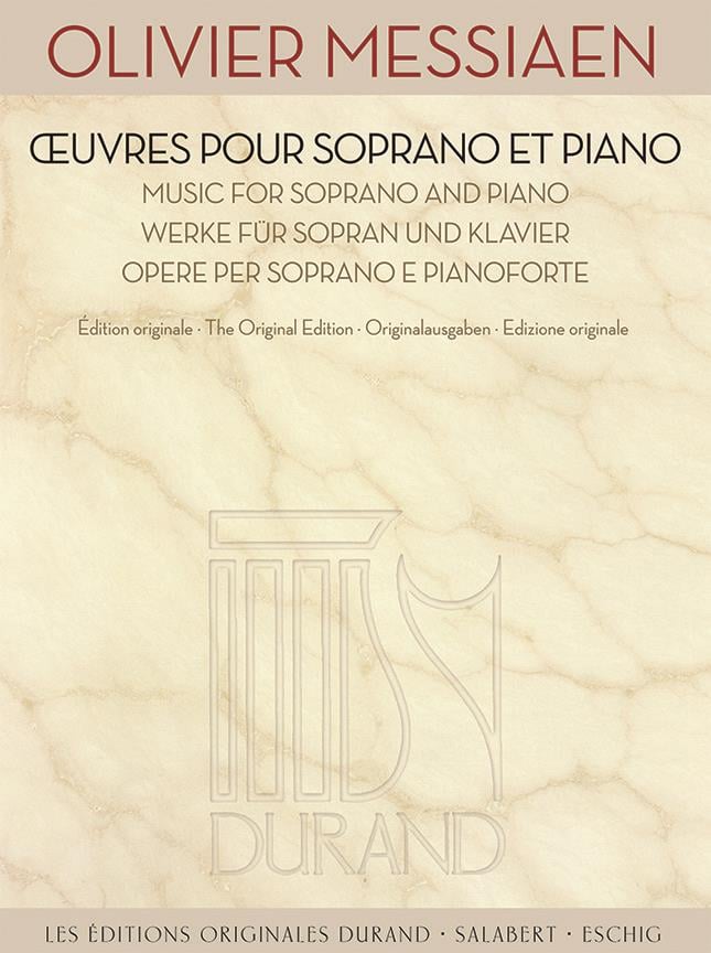 Œuvres pour soprano et piano